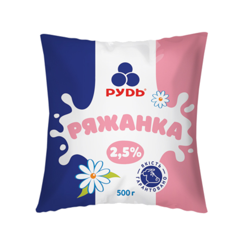 Ряжанка РУДЬ 2,5%, 500 г